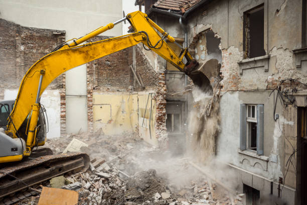 demolition - bulldozer demolition stock pictures, royalty-free photos & images