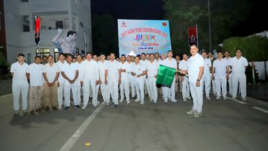 Photo of 6वीं बटालियन रेलवे सुरक्षा विशेष बल द्वारा सप्ताह समारोह के दूसरे दिन “रन फॉर यूनिटी” का आयोजन