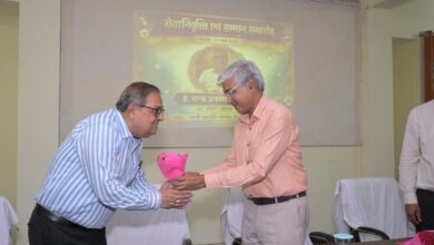 Photo of ग्रामोदय विश्वविद्यालय के इंजीनियर सी.पी. बस्तानी हुए सेवानिवृत्त