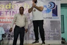 Photo of पियूष शर्मा ने राज्य पावरलिफ्टिंग चैंपियनशिप, आगरा में मास्टर-2 वर्ग में जीता स्वर्ण पदक
