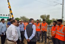 Photo of उत्तर पश्चिम रेलवे महाप्रबंधक द्वारा भीलड़ी – समदड़ी – लूणी – जोधपुर रेलखंड का निरीक्षण