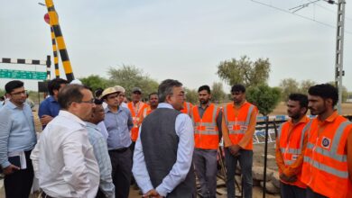 Photo of उत्तर पश्चिम रेलवे महाप्रबंधक द्वारा भीलड़ी – समदड़ी – लूणी – जोधपुर रेलखंड का निरीक्षण