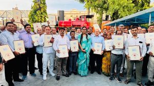 उत्तर रेलवे, लखनऊ मंडल के 67 कर्मचारी हुए सेवानिवृत्त
