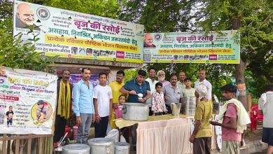 Photo of इण्डियन हेल्पलाइन सोसाइटी द्वारा बृज की रसोई के अंतर्गत रविवार की निःशुल्क भोजन वितरण सेवा सम्पन्न