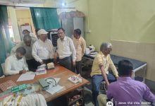 Photo of ग्रामोदय विश्वविद्यालय में स्वास्थ्य परीक्षण एवं जांच शिविर का आयोजन