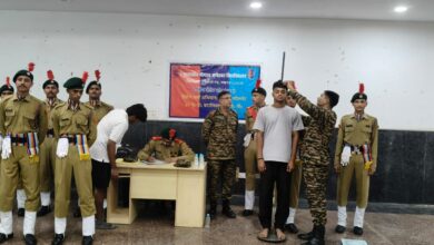 Photo of बीबीएयू में एनसीसी बॉयज कैडेट्स का एनरोलमेंट संपन्न
