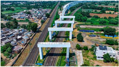 Photo of बुलेट ट्रेन परियोजना में बड़ी कामयाबी; वडोदरा में दिल्ली-मुंबई राजधानी मुख्य लाइन के ऊपर सभी 14 पोर्टल बीम निर्माण पूर्ण