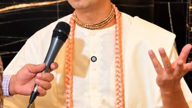 Photo of इस्कॉन लखनऊ में ‘गीता रसामृतम-2’ महोत्सव; अध्यक्ष अपरिमेय श्याम ने प्रेस वार्ता में दी मुकुंदा रॉक बैंड व भजनों की जानकारी
