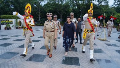 Photo of राष्ट्रीय पुलिस स्मारक पर आरपीएफ का भव्य बैंड प्रदर्शन, शहीद जवानों को दी श्रद्धांजलि